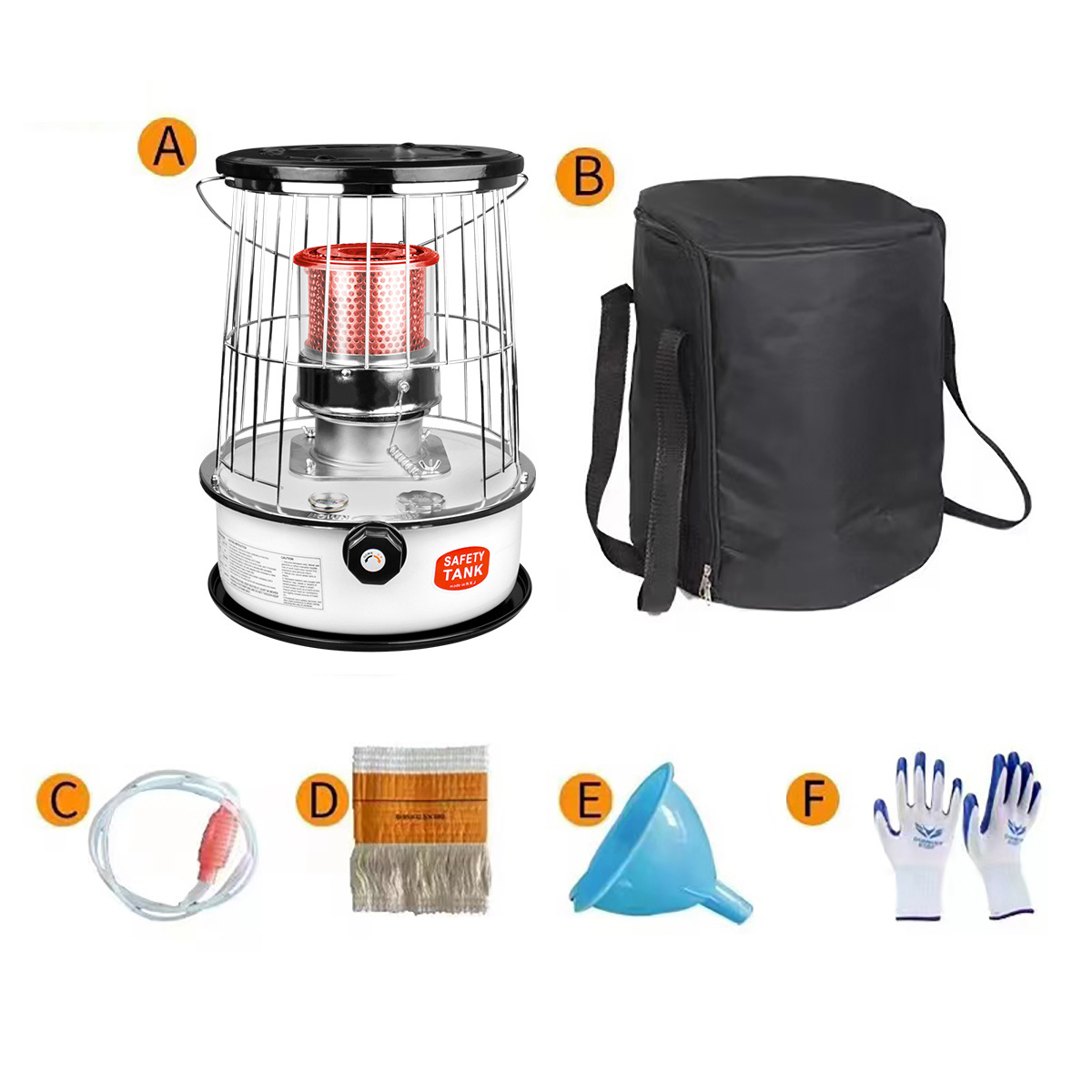 Home Cooking Heater - リフト可能な灯油ストーブヒーター,屋外釣り,キャンプ,家庭,多機能,防風暖房,ストーブ,ベーキング灯油