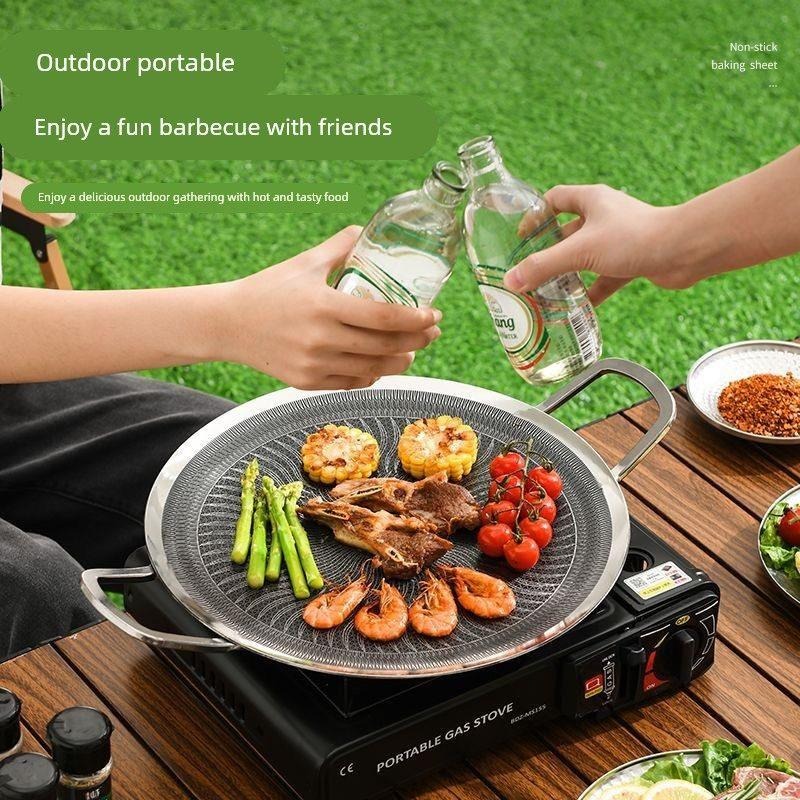 316ステンレス鋼多機能調理BBQグリルパン、キャンプ、家庭 - Home Cooking Gas のレビューと価格