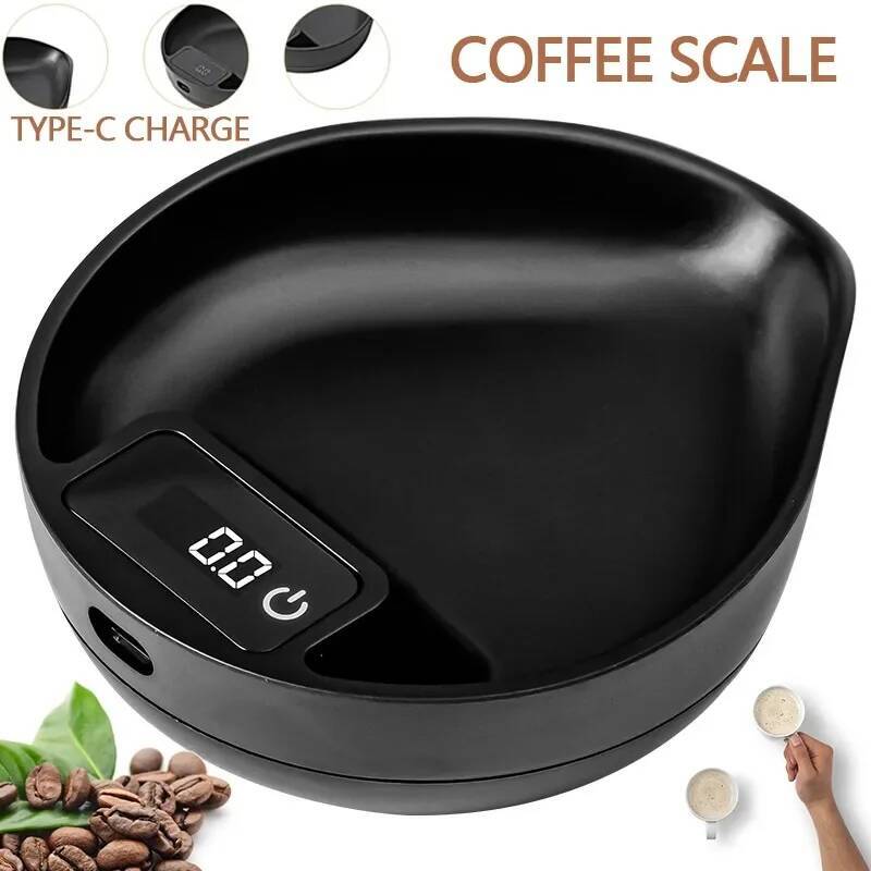 ポータブルミニコーヒー電子スケールエスプレッソ計量表示トレイ - Home Cooking Recipes のレビューと価格