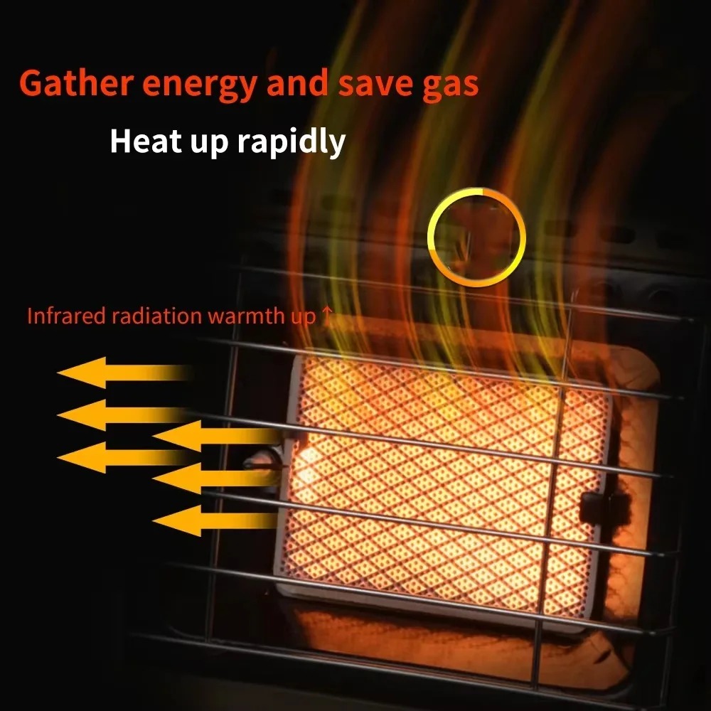 1.5KWポータブルガスストーブヒーター バーベキュー調理  - Home Cooking Heater のレビューと価格